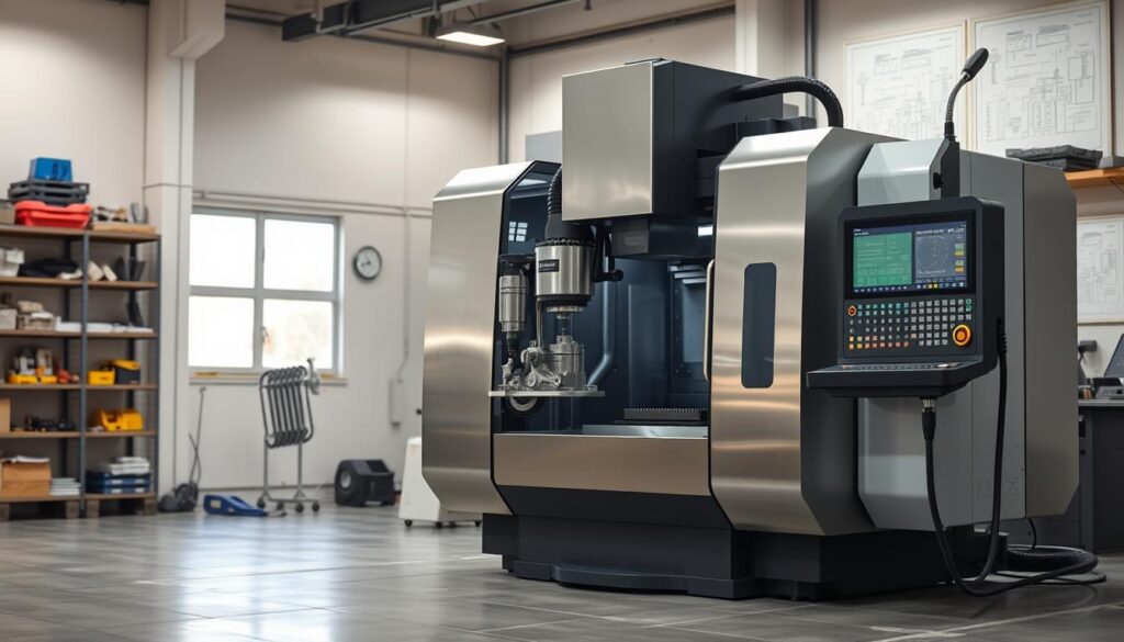 Moderne CNC-Maschine